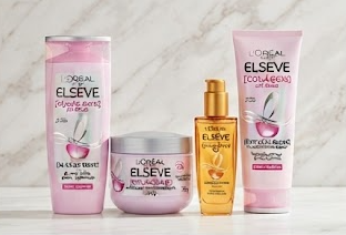 ELSEVE KIT COLLAGEN MASK + GLYCOLIC + EXTRAORDINARY OIL 300G