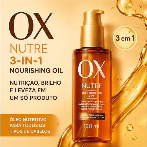 OX NUTRE 3-IN-1 NOURISHING OIL 120ML