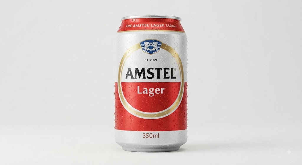 AMSTEL LAGER LATA 350ML