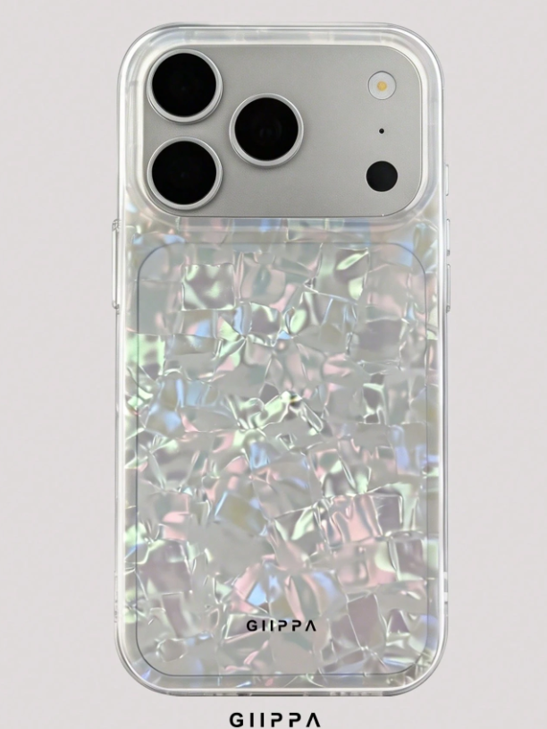 CAPA DE TELEFONE COM DESIGN DE PADRÃO DE CONCHA PARA IPHONE 17 PRO MAX